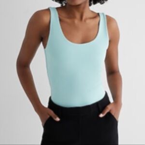 Express Bodysuit body contour compress scoop neck